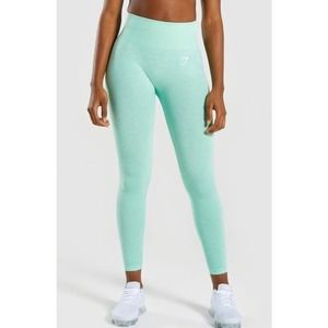 Gymshark Women's Vital Seamless Yoga Legging Pistachio Green Size Small